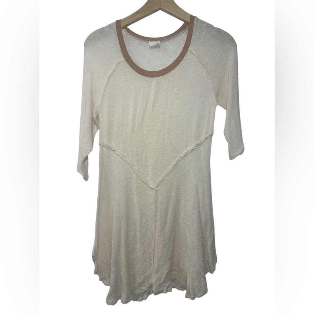 Free People Sheer Bohemian Layering Tee - Picture 2 of 10